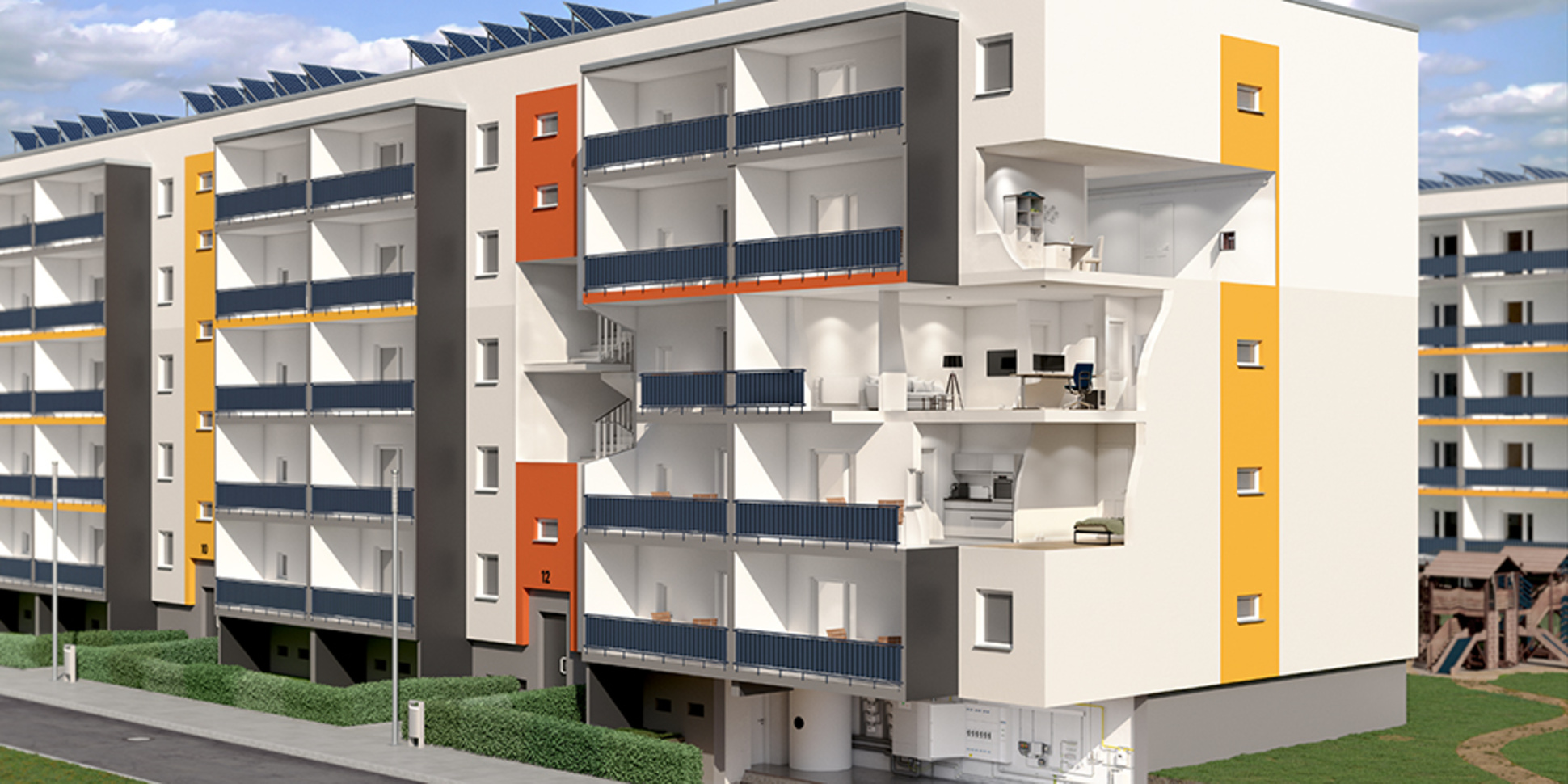 Elektroinstallation im Wohnungsbau bei HOGAhenning-Bau GmbH & Co.KG in Windehausen